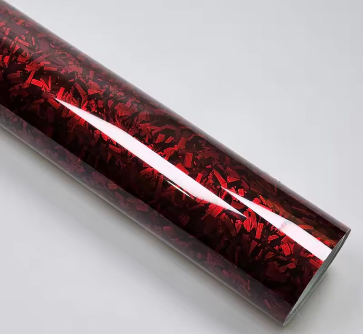 Red forged carbon wrap