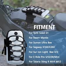 White phone bag for surron